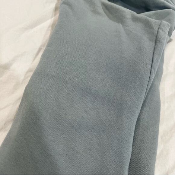 PINK Laced Up Hooded Sweatshirt sz L Gray and White - Picture 10 of 15